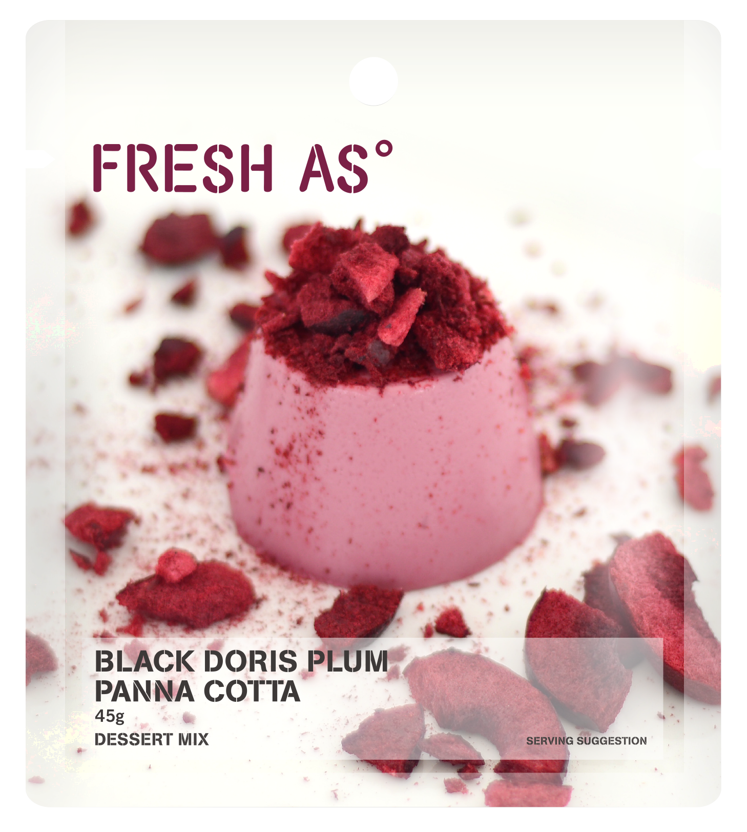 Black Doris Plum panna cotta 45g