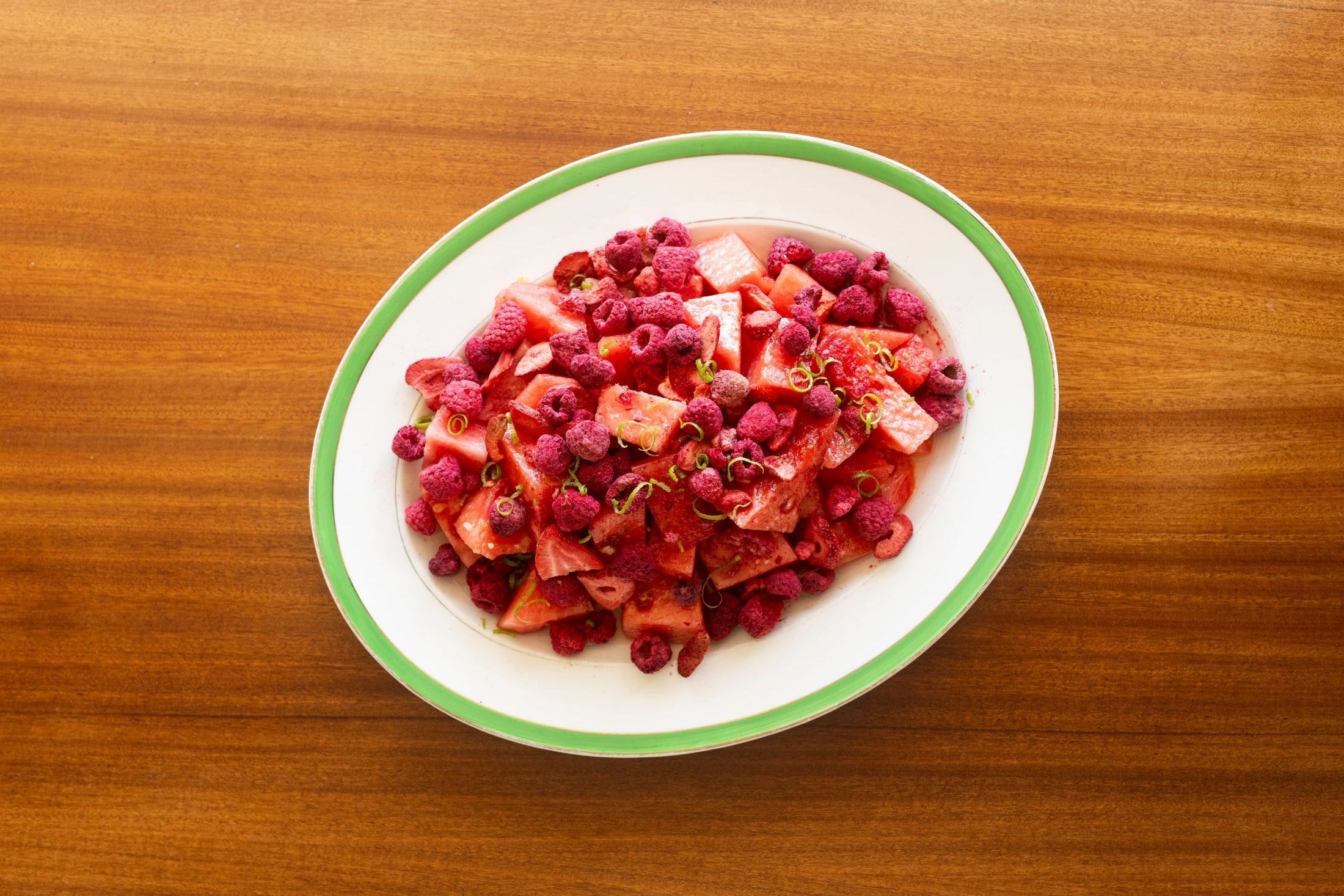 Hot Pink Fruit Salad by Ray McVinnie