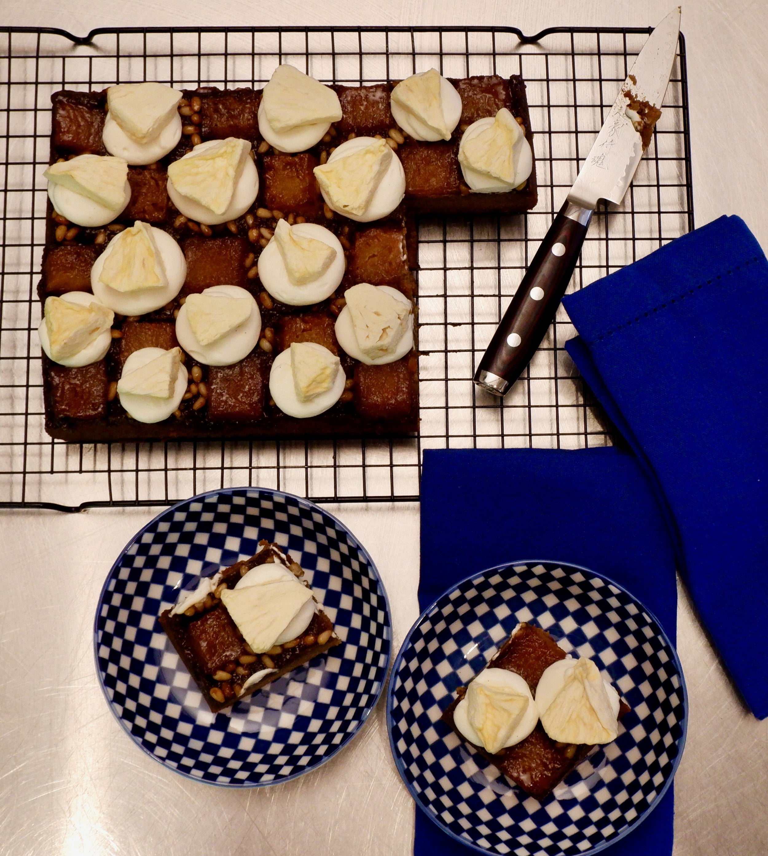 Pineapple and Pinenut upside down cake by Jordan Rondel