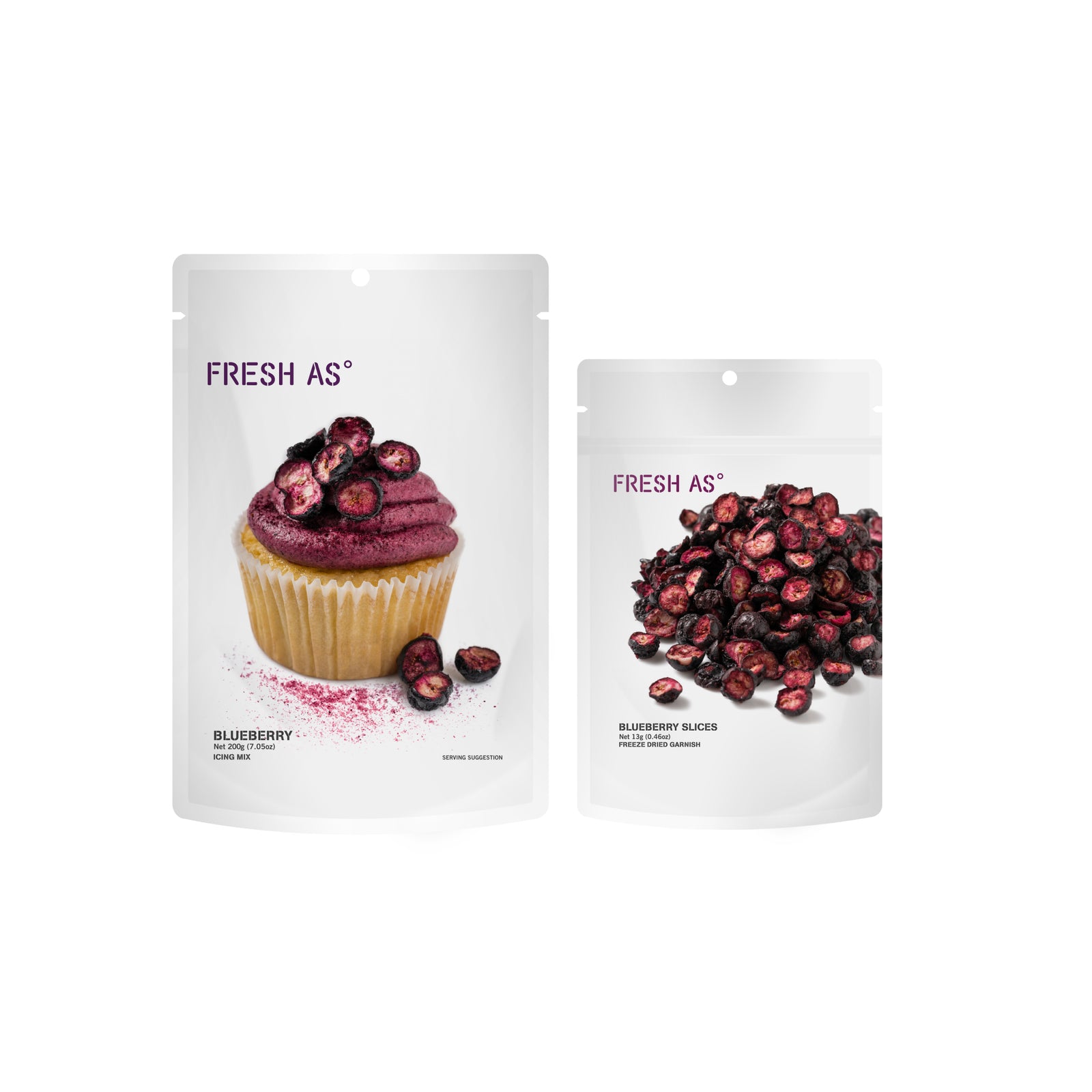 Blueberry Icing Mix and Garnish bundle