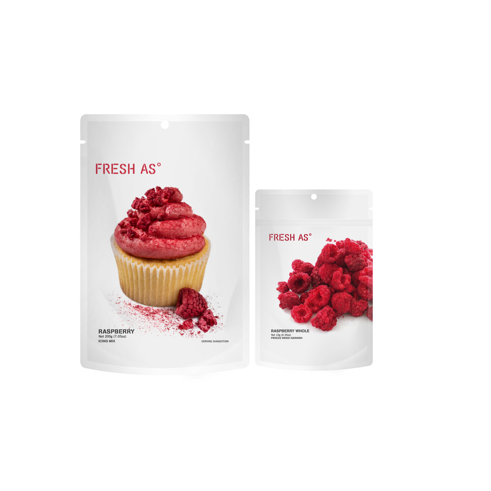 Raspberry Icing Mix and Garnish bundle