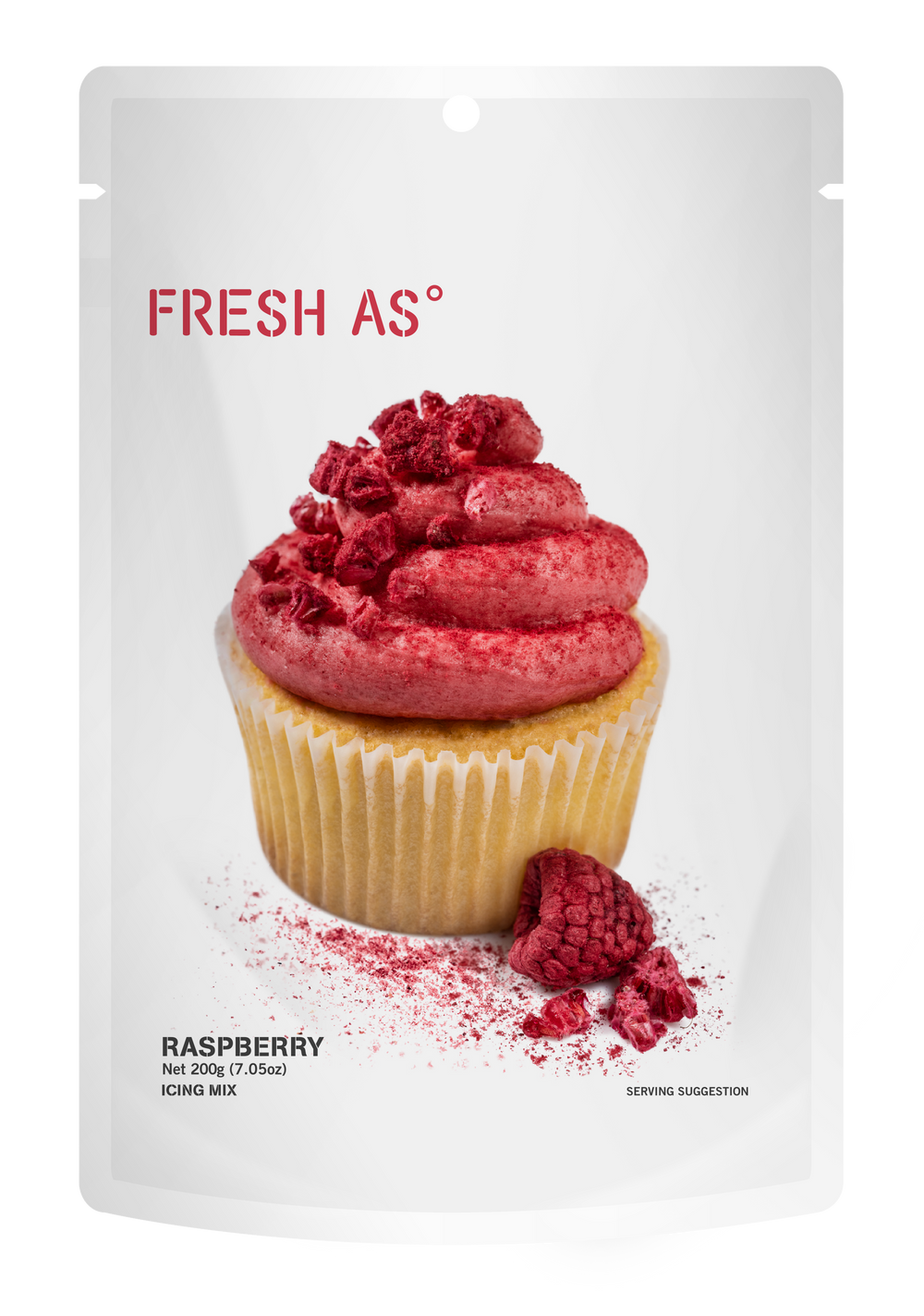 Raspberry icing mix 200g
