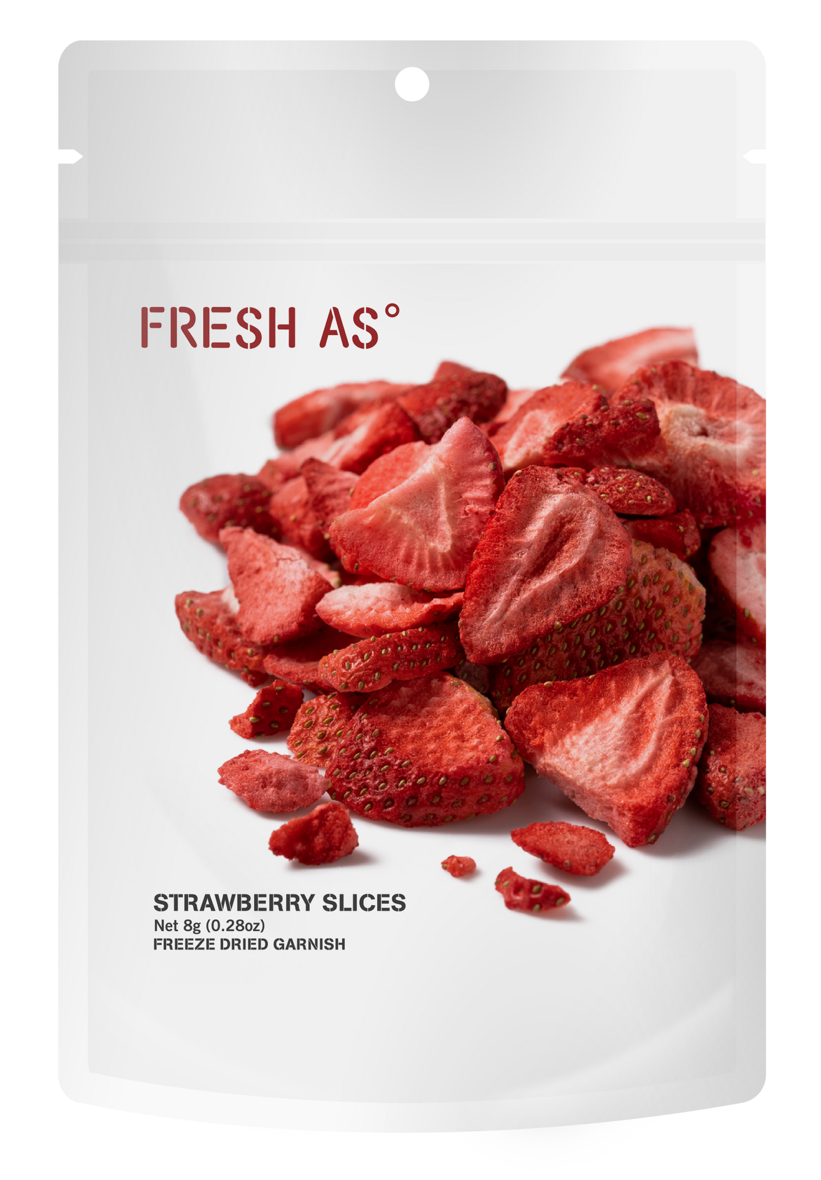 Strawberry slices 8g